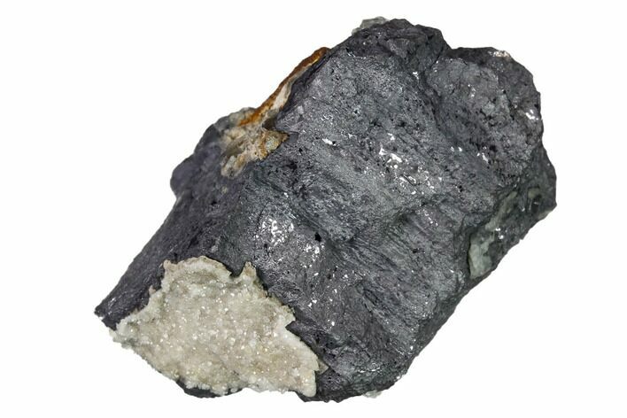Galena Crystal with Druzy Quartz and Fluorite - England #146238